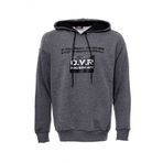 Kapşonlu Baskılı Füme Erkek Sweat