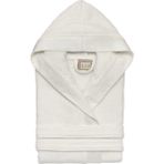 Kapşonlu Bornoz - L - XL - Beyaz