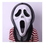 Kapşonlu Çığlık Maskesi Scream Maskesi - Hayalet Maskesi 33x21 cm
