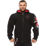 Kapşonlu Kışlık Oversize Polar Eşofman Üstü Spor Ceket Big Sam 3571 - 5XL - Siyah