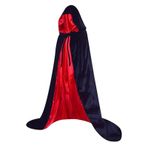 Kapşonlu Robe Pelerin,Cadılar Bayramı Kapüşonlu Pelerin | Tam Boy Kadife Cosplay Pelerin Pelerin,İkna Edici Vampir Veya Cadı Kostümü, Şövalye Fantezi Serin Cosplay Unisex Kadınlar Ve Erkekler İçin