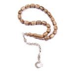 Kapsül Kesim 10x8 mm Efe Boy Simli Katalin 28 Cm Alpaka Püsküllü Tesbih