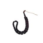 Kapsül Kesim Doğal Kaya Damla Kehribar Tesbih 33Lük 10,5X7,30Mm 14,30 Gram