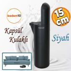 Kapsul Mobilya Yukseltici Sehpa Kanepe Tv Unitesi Koltuk Ayagi Baza Ayaklari Mat Siyah 15 Cm