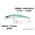 Kaptan 3410 Deeplure Deep Mİnnow 110 mm 14 gr 101 Sahte Balık