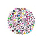 Kaptan Mavi (Rastgele 10 adet) Silikon Terlik Sandalet Süsü Kuromi Hello Kitty My Melody