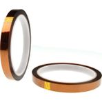 Kapton Tape Yanmaz Bant 10 mm 30 Metre Poliimid Malzemeden Yüksek Sıcaklık Dayanımı ile