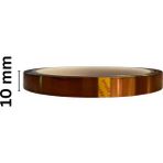Kapton Yanmaz Bant 10 mm 30 Metre - Bakır