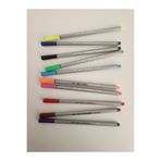Kapudan Fineliner 0.4 Mm İnce Uçlu Yazı ve Çizim Keçeli Kalem 10 Renk
