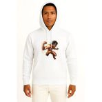 Kapüşonlu Attack On Titans Eren Göğüs Tasarımlı Unisex Sweatshirt