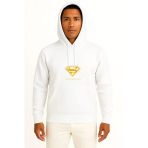 Kapüşonlu Ben Süper Kadınım - İ Am Superwoman, Göğüs Tasarımlı Unisex Sweatshirt