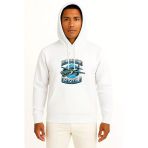 Kapüşonlu Bombardino Crocodilo Göğüs Baskılı Unisex Sweatshirt