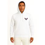Kapüşonlu Boynuzlu Kuru Kafa Cep Ve Sırt Tasarımlı Unisex Sweatshirt
