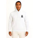 Kapüşonlu Death, Cute, Mascot, Grim, Reaper Cep Ve Sırt Tasarımlı Unisex Sweatshirt