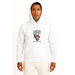 Kapüşonlu Gerçekler Maskenin Arkasında Saklanıyor - Evrim Maymun Göğüs Baskılı Unisex Sweatshirt