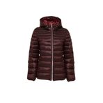 Kapüşonlu Kemerli Şişme Yeşil Mont YEŞİL_12640-DUSKY GREEN XS