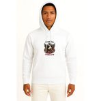 Kapüşonlu Mental Armor Street İcon Göğüs Baskılı Unisex Sweatshirt