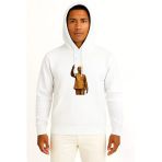 Kapüşonlu Metal, Ho Chi Minh, Statue Göğüs Tasarımlı Unisex Sweatshirt