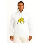 Kapüşonlu Nachos İsviçre Peyniri Çedar Sosu Göğüs Baskılı Unisex Sweatshirt