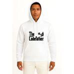 Kapüşonlu The Codefather - Bilgisayar Programcısı Göğüs Baskılı Unisex Sweatshirt