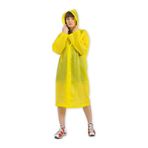 Kapüşonlu Ve Çıtçıtlı Eva Yağmurluk Unisex beyaz