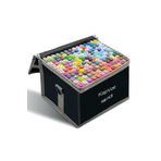 KAPVOE 168’li Çift Uçlu Touch Marker Art Tasarım Kurecolor Twin Marker Kalem Seti Taşınabilir Çanta İthal