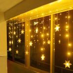 Kar 4m 96 Led 19 Saçak 40-50-60cm Gün Işığı Kartanesi Boyutu:7cm Çok Renkli