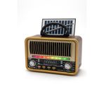 kar-bul Nostalji Görünümlü Rt 769 Radyo Bluetoothlu Usb; Sd Card Mp3 Çalar Radyo Müzik Kutusu