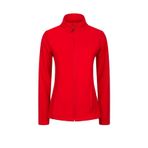 Kar Spor 2as Kırmızı Peridot Tam Fermuarlı Kadın Polar Sweatshirt
