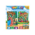 KAR TANESİ Anaokulu İlkokul İçin 12 ADET Büyük Boy Yapboz 28x38 Karne ve Doğum Günü Hediyesi