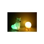 Kar tilkisi ve 3D LED küre gece lambası