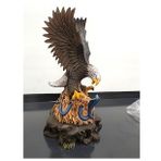 Kara Kel Kartal Kobra Avı Boyalı Figür 20 cm (Büyük Boy)