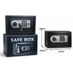 Karaağaç Elektronik Safebox Şifreli ve Parmak Izli Kasa 20-31-20 cm