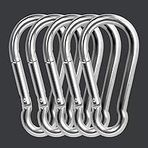 Karabina Metal Bağlantı Elemanı, 6x60 mm, 5 Adet