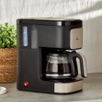 Karaca 2 In 1 Cam Demlikli Filtre Kahve ve Çay Demleme Makinesi - 5 Fincan Kapasite - Siyah