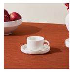 Karaca 220 ml Stream Basic Line Çay Fincanı ve Tabağı