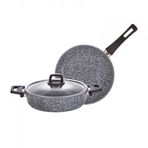 Karaca 3 Parça Azul Bio Granit Antbakteriyel Tava