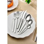 Karaca 316 Elegance Nil Platin 12 Kişilik 84 Parça Çatal Kaşık Bıçak Takımı