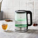 Karaca 5 Kademeli Sıcaklık Ayarlı ve LED Işıklı Cam Su Isıtıcısı & Kettle 2200W - Kahverengi