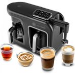 Karaca 6 Sı 1 Arada Premium Latte Cappucino, Közde Türk Kahvesi Makinesi Sütlü Içecek, 10 Fincan Kapasiteli - Silver