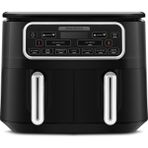 Karaca Air Pro Cook Duo Ev Yemeği XXXL 4+4 lt Black Chrome Airfryer