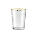 Karaca Akroma Transparent 435 ml Gold Su Bardağı