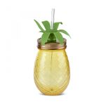 Karaca Ananas 550 ml Transparent Pipetli Su Şişesi