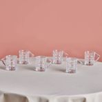 Karaca Begonya 195 ml 6'lı Çay Bardağı Seti