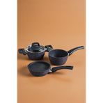 Karaca Bio Granit Blue Stone Mini 5 Parça Tencere ve Tava Seti