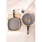 Karaca Biogranit Gris Gri Tava Grill Set