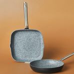Karaca Biogranit Monet 2 Parça Siyah Tava Grill Set