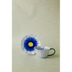 Karaca Bluebell Çay Fincanı ve Tabağı 260 ml - Mavi