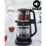 Karaca Çay, Mama Suyu ve Kettle 3 In 1 Konuşan Cam Çay Makinesi Aile Boyu Kapasite 1700W - Gri