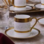 Karaca Charlotte 6 Kişilik Kahve Fincanı 90 ml - Gold